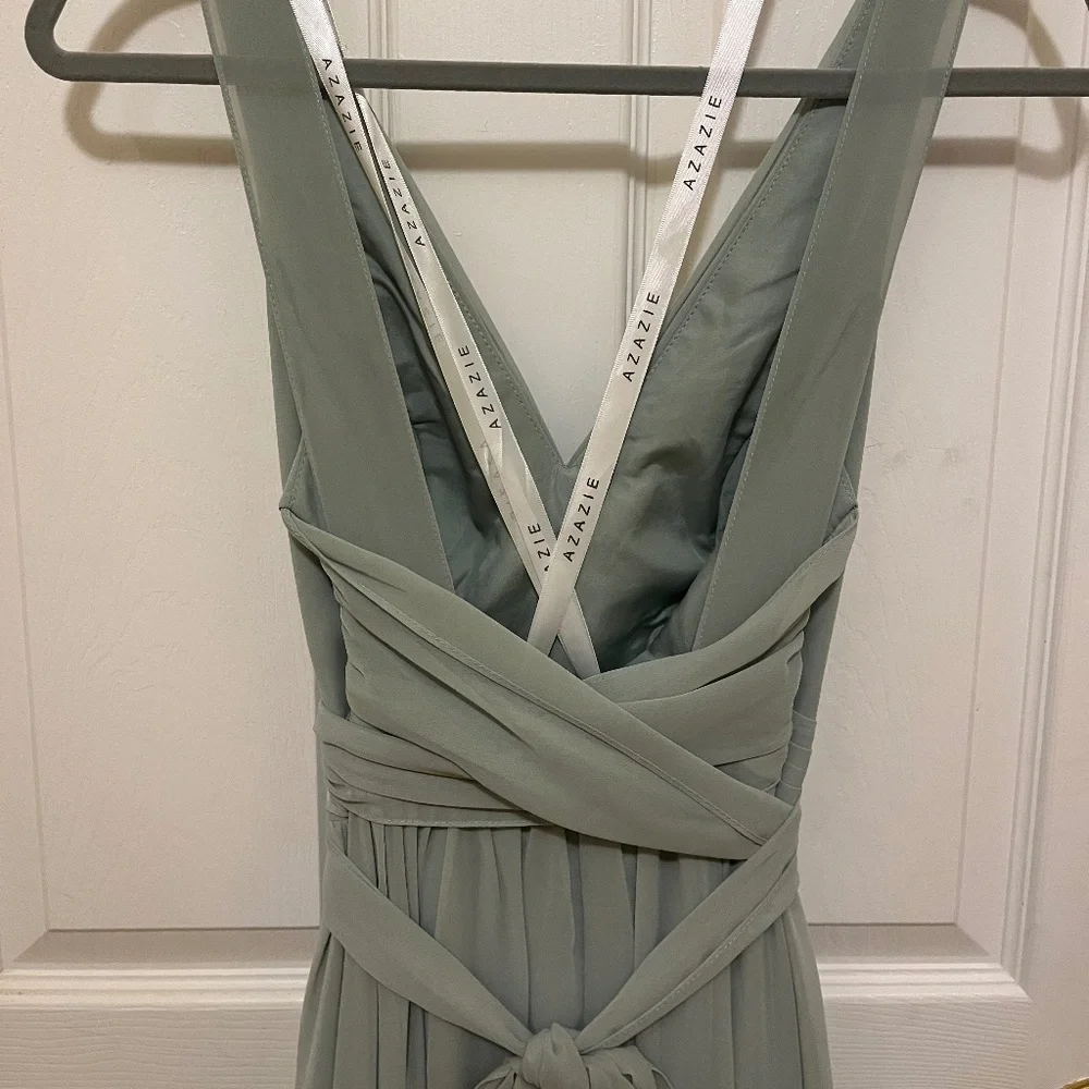 Azazie Kora Bridesmaid Dress in Agave - Picture 9 of 9